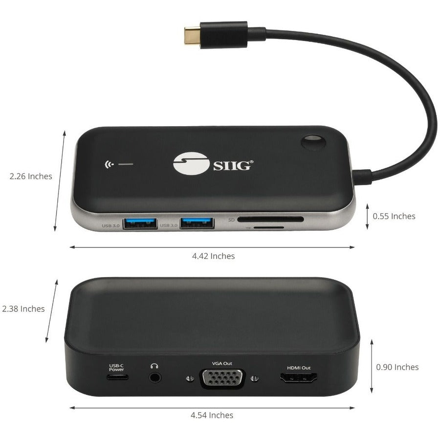 Wireless Usb-C Video Hub Extender 1080P - 32Ft