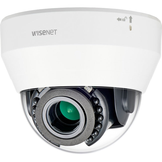 Wisenet Lnd-6012R 2 Megapixel Indoor Full Hd Network Camera - Color, Monochrome - Dome