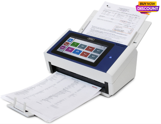 Wireless Netscanner Xerox N60W Network Scanner 8 Touchscreen Wifi Lan Usb 60 Ppm XN60W-U ...