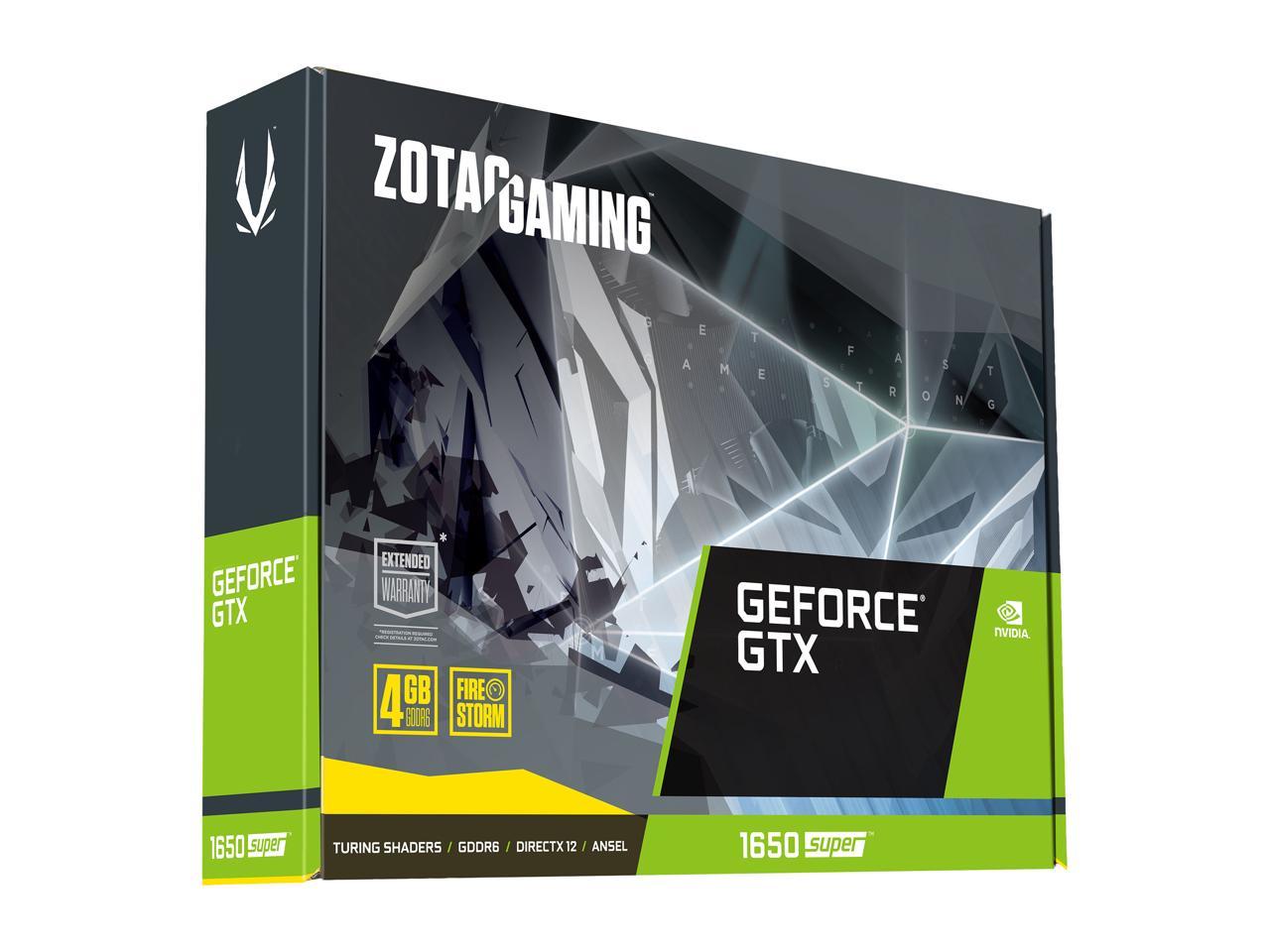 Zotac Geforce Gtx 1650 Super 4Gb Gddr6 Pci Express 3.0 Video ZT