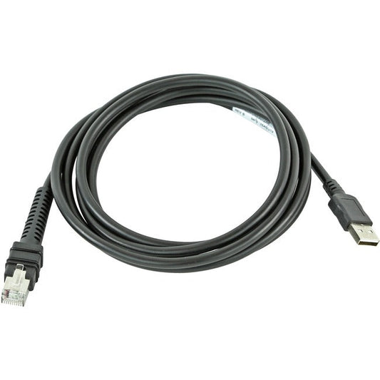 Zebra Cable - Shielded Usb: Series A Connector, 7Ft. (2.1M), Straight, Bc 1.2