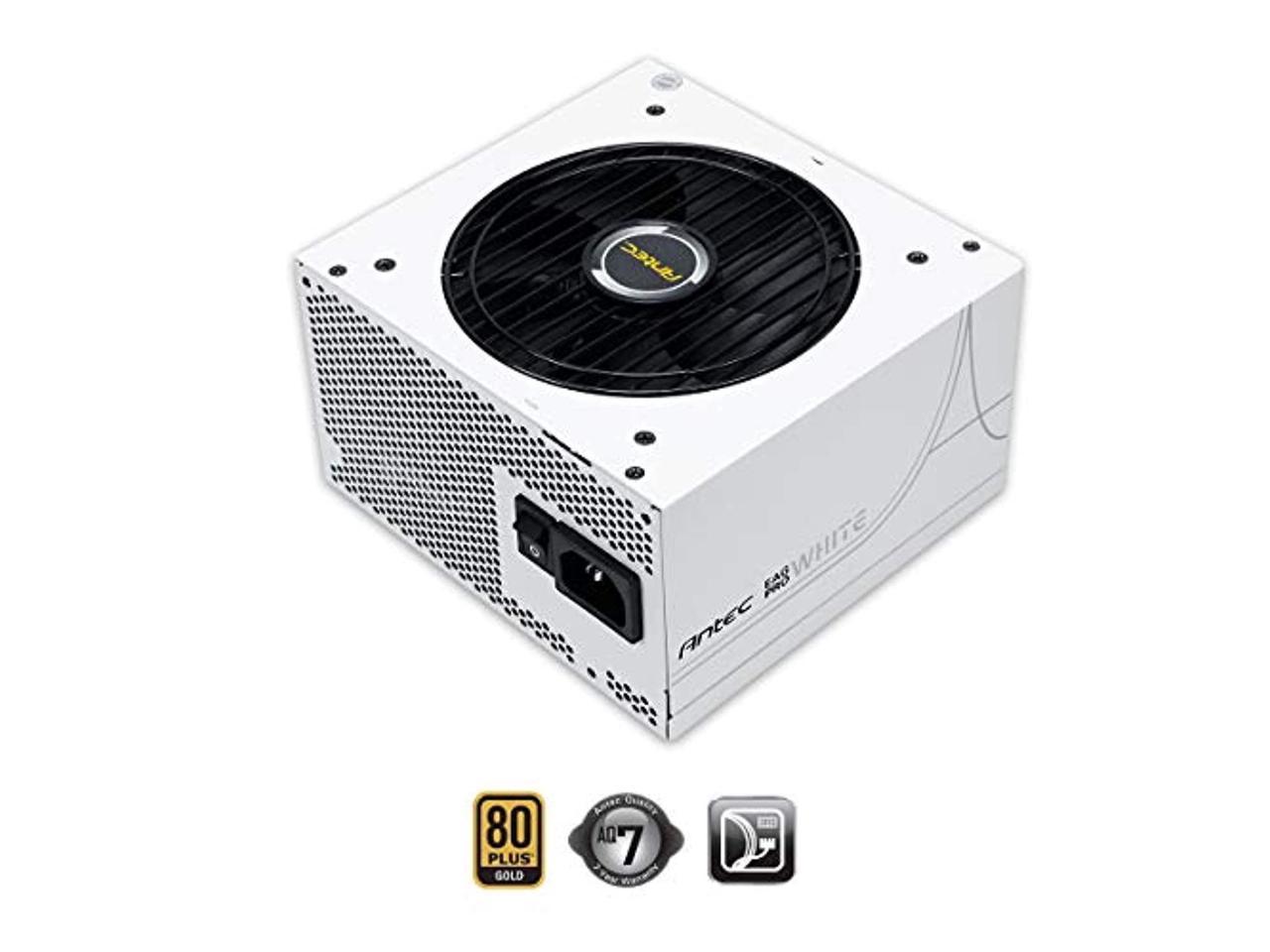 Antec Earthwatts Gold Pro Series Ea750G Pro White, 750W Semi-Modular With Dc To Dc Converter Design,