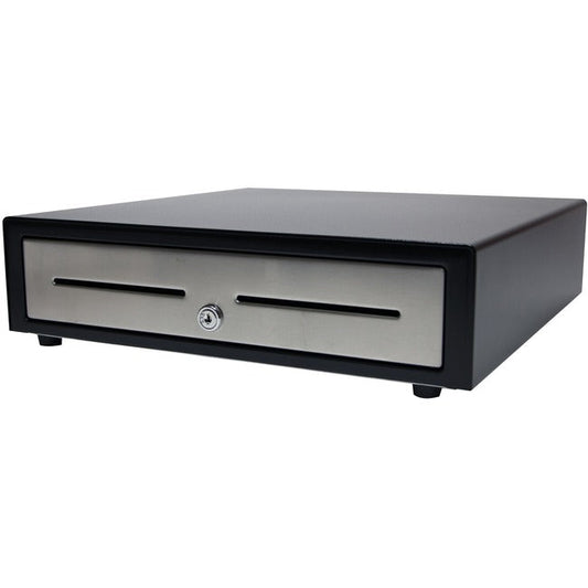 Apg Standard- Duty 16&Acirc;&Euro; Electronic Point Of Sale Cash Drawer | Vasario Series Vbs320-Bl1616 | Printer Compatible | Plastic Till With 5 Bill/ 5 Coin Compartments | Black