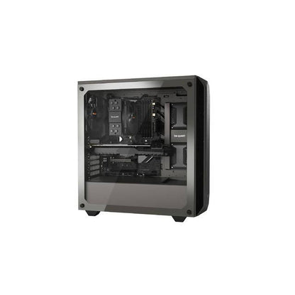 Be Quiet! Bgw36 Pure Base 500 Window Gray, Atx, Midi Tower Computer Case, Tempered Glass Window, Two Preinstalled Fans