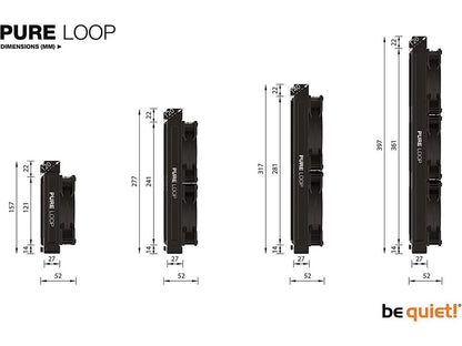 Be Quiet! Bw008 Pure Loop 360Mm Silent All-In-One Water Cooling