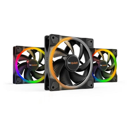 Be Quiet! Light Wings 120Mm Pwm, Premium Argb Cooling Fan, 4-Pin, Triple Pack, Bl076