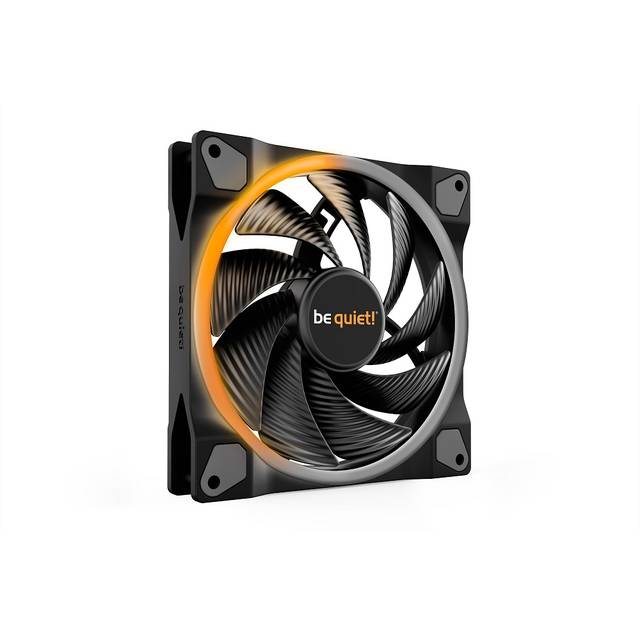 Be Quiet! Light Wings 140Mm Pwm High-Speed, Premium Argb Cooling Fan, 4-Pin, For Radiators, Bl075