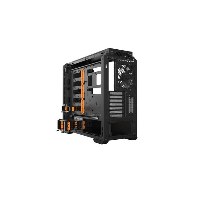 Be Quiet! Silent Base 601 Orange Mid-Tower Atx Computer Case, Two 140Mm Fans, 10Mm Extra Thick Insulation Mats (Bg025)