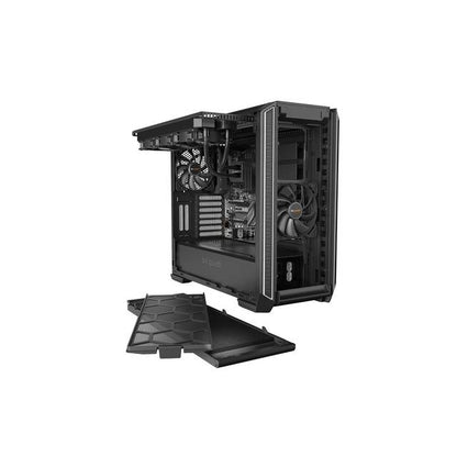 Be Quiet! Silent Base 601 Silver Mid-Tower Atx Computer Case W/ Window, Two 140Mm Fans, 10Mm Extra Thick Insulation Mats (Bgw27)