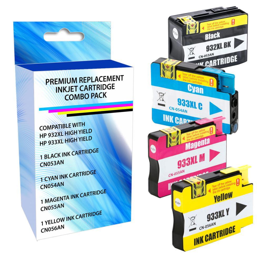 Ereplacements T0A80Aa-Er Ink Cartridge 4 Pc(S) Compatible High (Xl) Yield Black, Cyan, Magenta, Yellow