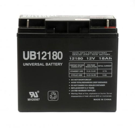Ereplacements Ub12180 Sealed Lead Acid (Vrla) 12 V 18 Ah