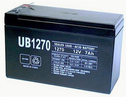 Ereplacements Ub1270-Er Ups Battery Sealed Lead Acid (Vrla) 12 V 7 Ah