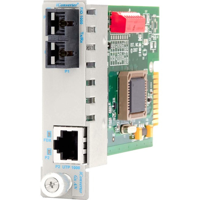 Iconverter 1000Mbps Gigabit Ethernet Fiber Media Converter Rj45 Sc Single-Mode 34Km Module