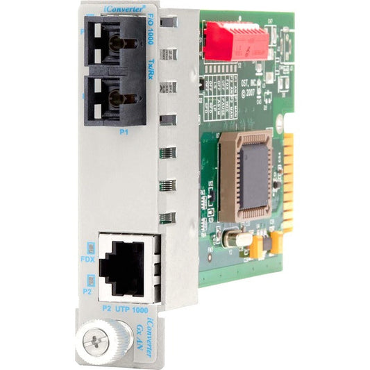 Iconverter 1000Mbps Gigabit Ethernet Fiber Media Converter Rj45 Sc Single-Mode 80Km Module