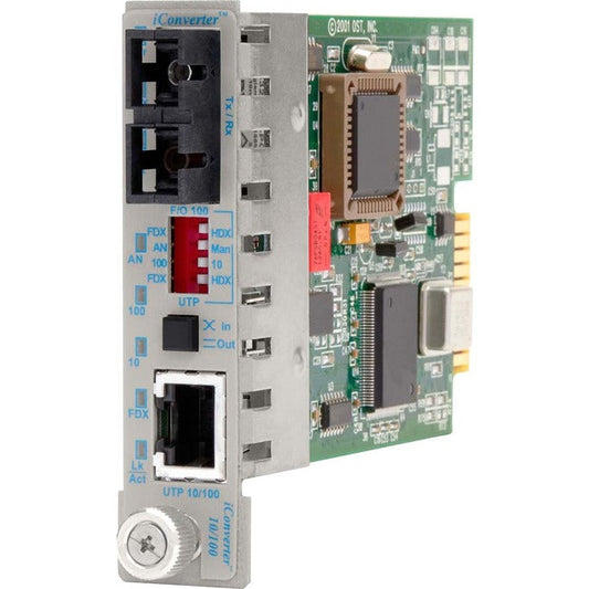 Iconverter 10/100 Ethernet Fiber Media Converter Rj45 Sc Single-Mode 120Km Module