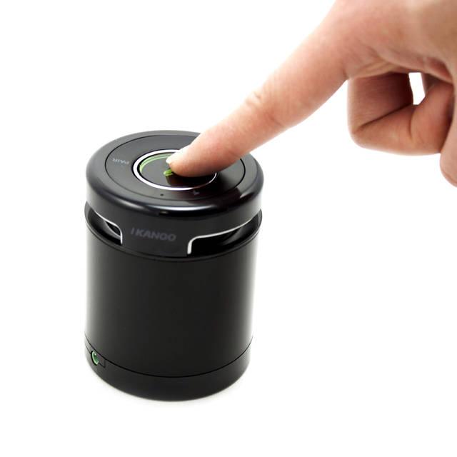 Ikanoo Bt012 Wireless Bluetooth/Wired 3.5Mm Portable Speaker W/ Microphone & Volume Control (Black)