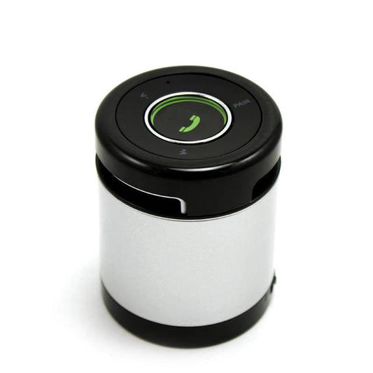 Ikanoo Bt012 Wireless Bluetooth/Wired 3.5Mm Portable Speaker W/ Microphone & Volume Control (Silver)