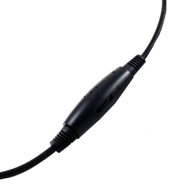 Imicro Im750Bm Wired 3.5Mm Leather Headset W/ Microphone