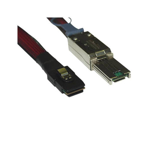 Imicro S8088E-2-8087I 2.0M Mini-Sas (Sff-8088) Male External To Mini-Sas (Sff-8087) Male Internal Cable