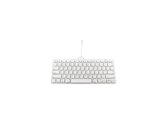 Imicro Ybk-S0808 Mfi Certified 8-Pin Apple Keyboard For Iphone And Ipad (White)