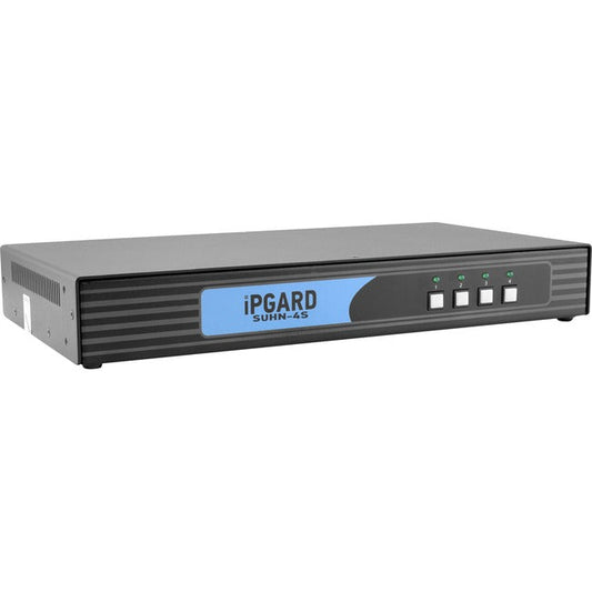 Ipgard Secure 4-Port, Single-Head Hdmi Kvm Switch With 4K Support